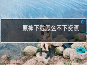 原神下载怎么不下资源