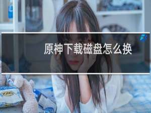 原神下载磁盘怎么换