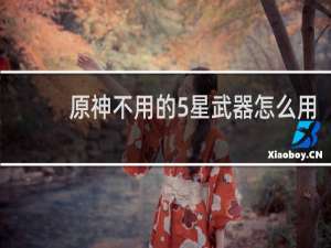 原神不用的5星武器怎么用