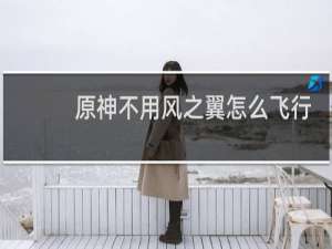 原神不用风之翼怎么飞行