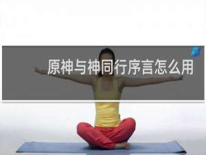 原神与神同行序言怎么用