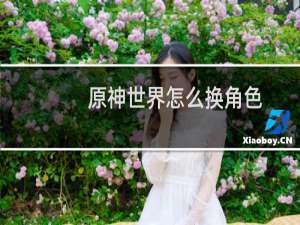 原神世界怎么换角色