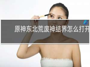 原神东北荒废神结界怎么打开