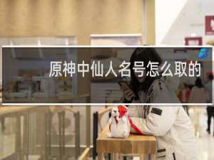 原神中仙人名号怎么取的