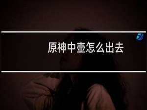 原神中壶怎么出去