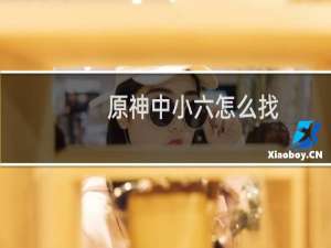 原神中小六怎么找