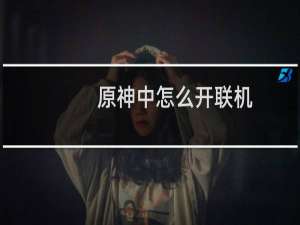 原神中怎么开联机