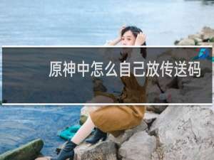 原神中怎么自己放传送码