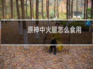 原神中火腿怎么食用