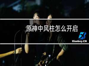 原神中风柱怎么开启