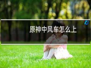 原神中风车怎么上