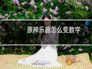原神乐器怎么变数字