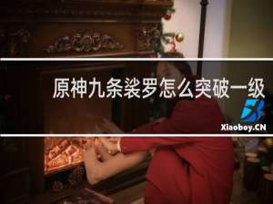 原神九条裟罗怎么突破一级