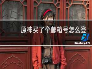原神买了个邮箱号怎么登