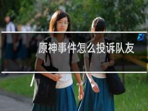 原神事件怎么投诉队友