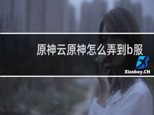 原神云原神怎么弄到b服