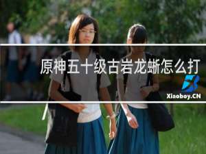 原神五十级古岩龙蜥怎么打