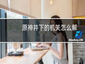 原神井下的机关怎么解