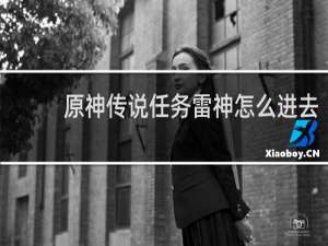 原神传说任务雷神怎么进去