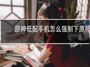 原神低配手机怎么强制下原神