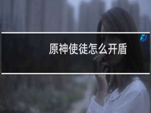 原神使徒怎么开盾