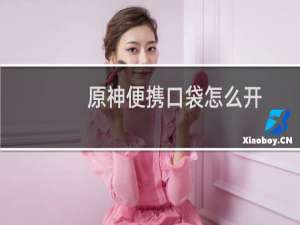 原神便携口袋怎么开