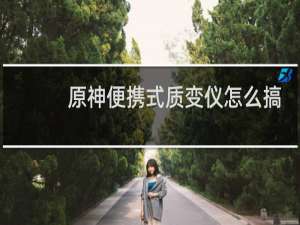 原神便携式质变仪怎么搞