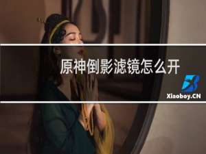 原神倒影滤镜怎么开