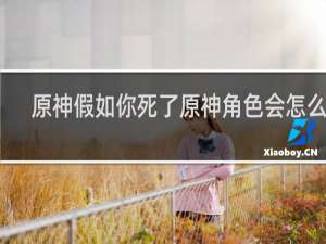 原神假如你死了原神角色会怎么样