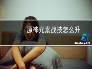 原神元素战技怎么升