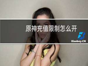 原神充值限制怎么开