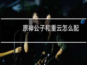 原神公子和重云怎么配