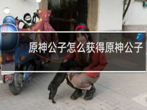 原神公子怎么获得原神公子