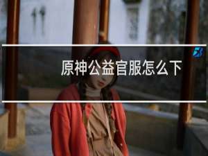 原神公益官服怎么下