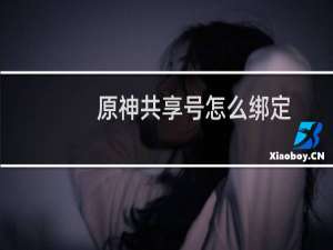 原神共享号怎么绑定