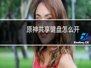 原神共享键盘怎么开