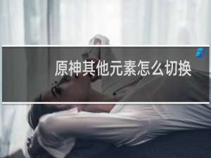原神其他元素怎么切换