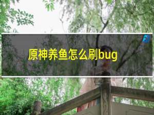 原神养鱼怎么刷bug