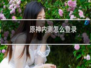 原神内测怎么登录