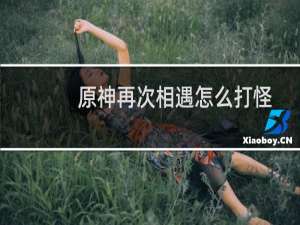 原神再次相遇怎么打怪