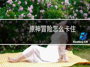 原神冒险怎么卡住