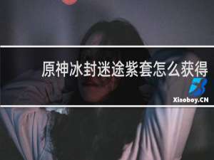 原神冰封迷途紫套怎么获得