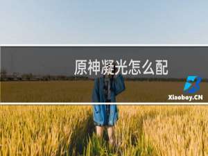 原神凝光怎么配