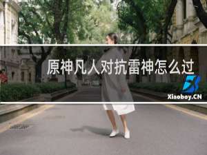 原神凡人对抗雷神怎么过