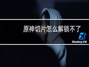 原神切片怎么解锁不了