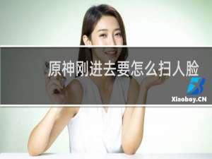 原神刚进去要怎么扫人脸