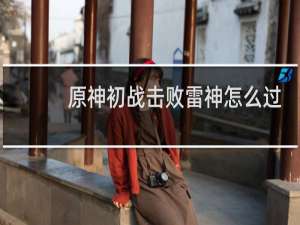 原神初战击败雷神怎么过