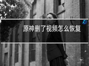 原神删了视频怎么恢复
