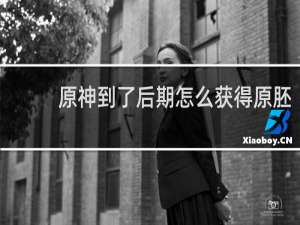 原神到了后期怎么获得原胚