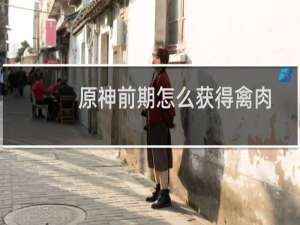 原神前期怎么获得禽肉